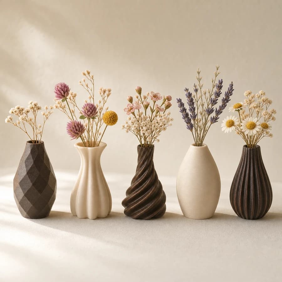 Kit de 5 mini vasos